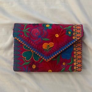 Boho pattern clutch